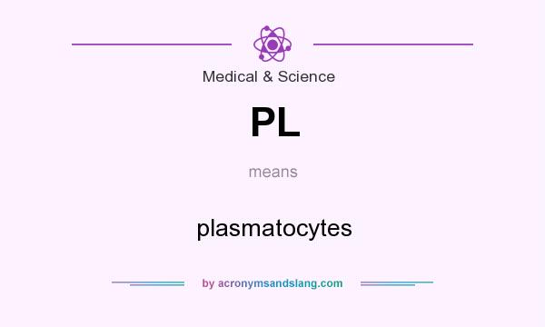What does PL mean? It stands for plasmatocytes