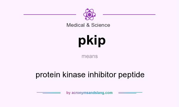 What does pkip mean? It stands for protein kinase inhibitor peptide