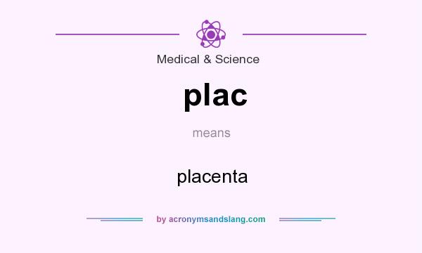 What does plac mean? It stands for placenta