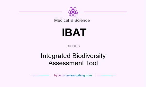 What does IBAT mean? It stands for Integrated Biodiversity Assessment Tool