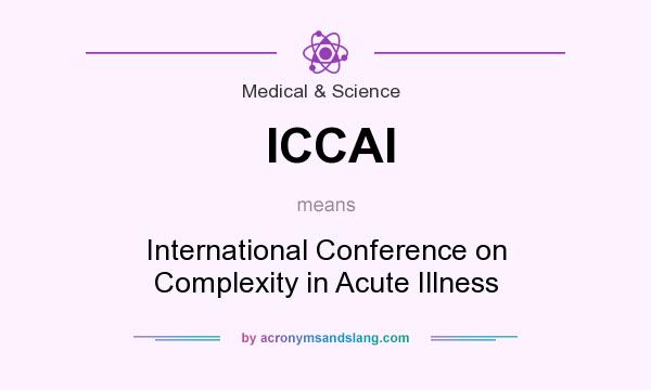 What does ICCAI mean? It stands for International Conference on Complexity in Acute Illness
