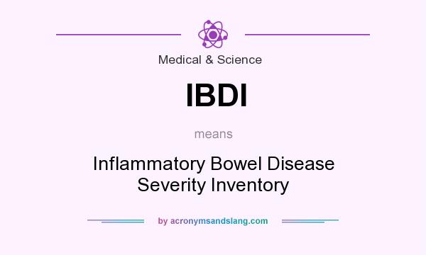 What does IBDI mean? It stands for Inflammatory Bowel Disease Severity Inventory