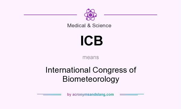 What does ICB mean? It stands for International Congress of Biometeorology