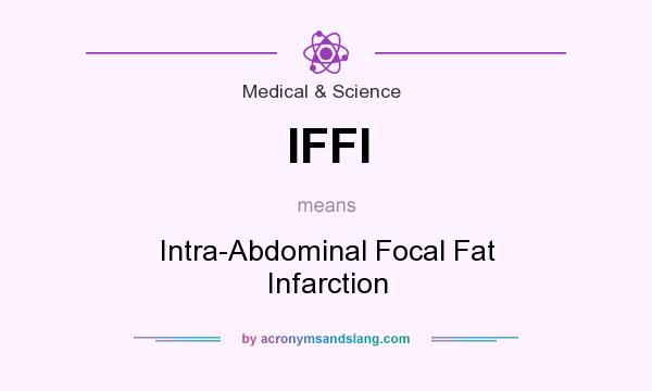 What does IFFI mean? It stands for Intra-Abdominal Focal Fat Infarction