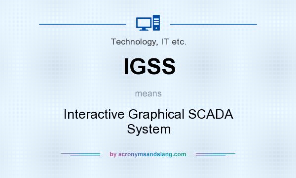 What does IGSS mean? It stands for Interactive Graphical SCADA System
