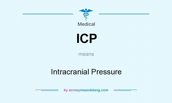 What does ICP mean? It stands for Intracranial Pressure