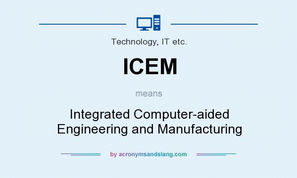 What does ICEM mean? It stands for Integrated Computer-aided Engineering and Manufacturing
