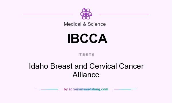 What does IBCCA mean? It stands for Idaho Breast and Cervical Cancer Alliance