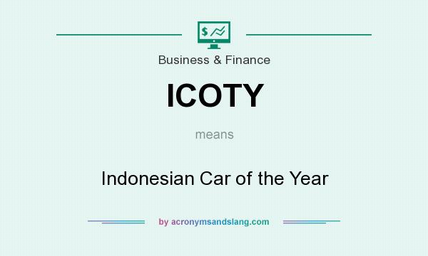 What does ICOTY mean? It stands for Indonesian Car of the Year