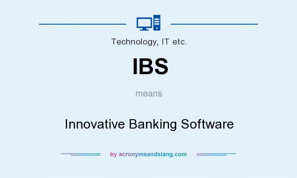 What does IBS mean? It stands for Innovative Banking Software