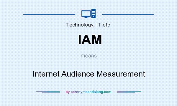 What does IAM mean? It stands for Internet Audience Measurement