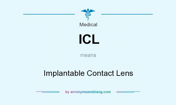 What does ICL mean? It stands for Implantable Contact Lens