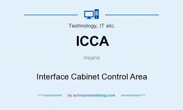 What does ICCA mean? It stands for Interface Cabinet Control Area