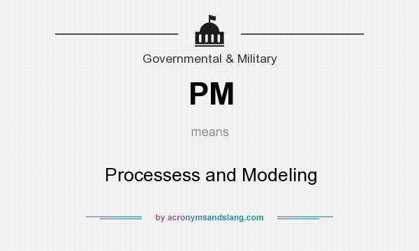 What does PM mean? It stands for Processess and Modeling