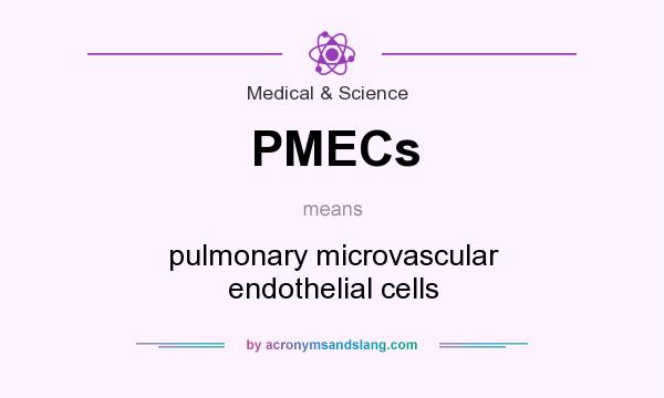 What does PMECs mean? It stands for pulmonary microvascular endothelial cells
