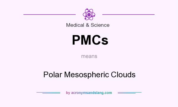 What does PMCs mean? It stands for Polar Mesospheric Clouds