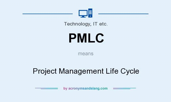 What does PMLC mean? It stands for Project Management Life Cycle