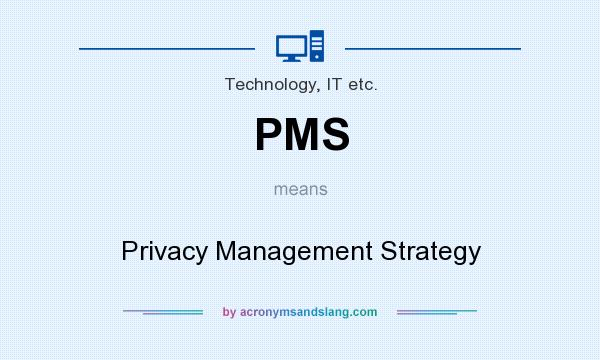 What does PMS mean? It stands for Privacy Management Strategy