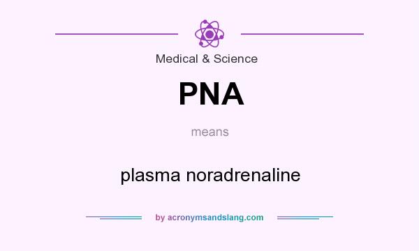 What does PNA mean? It stands for plasma noradrenaline