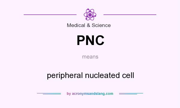 What does PNC mean? It stands for peripheral nucleated cell