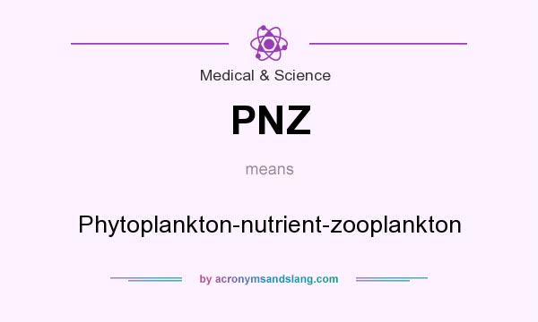 What does PNZ mean? It stands for Phytoplankton-nutrient-zooplankton