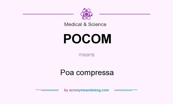 What does POCOM mean? It stands for Poa compressa