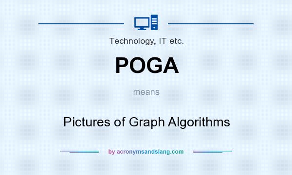 What does POGA mean? It stands for Pictures of Graph Algorithms