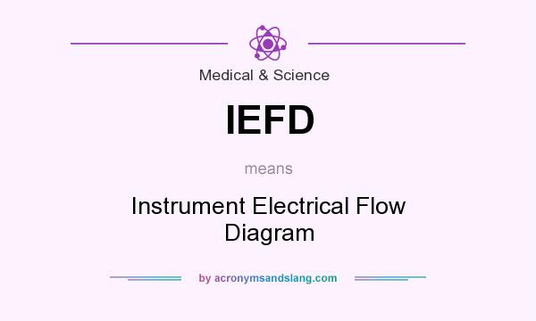 What does IEFD mean? It stands for Instrument Electrical Flow Diagram