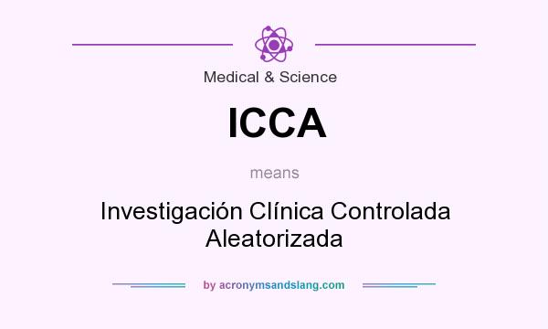 What does ICCA mean? It stands for Investigación Clínica Controlada Aleatorizada