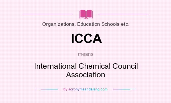 What does ICCA mean? It stands for International Chemical Council Association