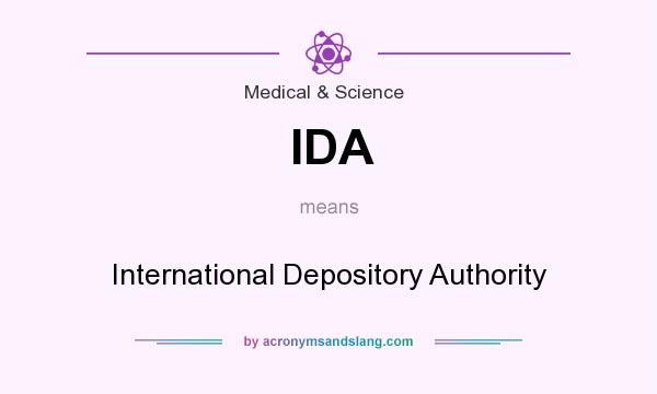 What does IDA mean? It stands for International Depository Authority