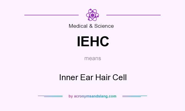 What does IEHC mean? It stands for Inner Ear Hair Cell