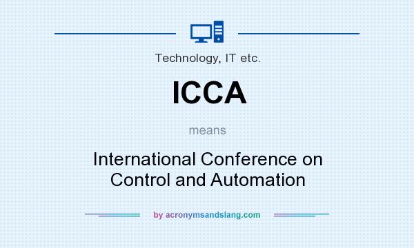 What does ICCA mean? It stands for International Conference on Control and Automation
