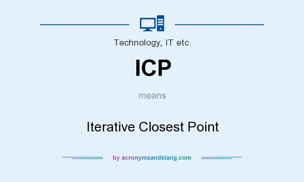 What does ICP mean? It stands for Iterative Closest Point