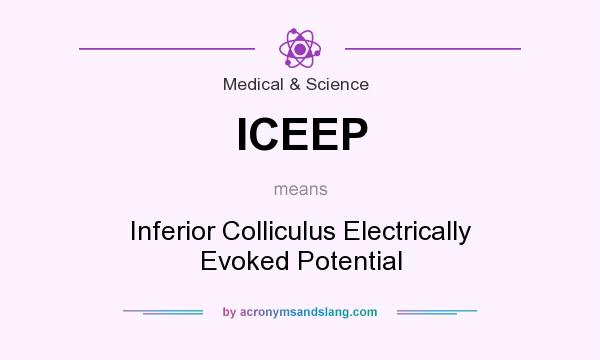 What does ICEEP mean? It stands for Inferior Colliculus Electrically Evoked Potential