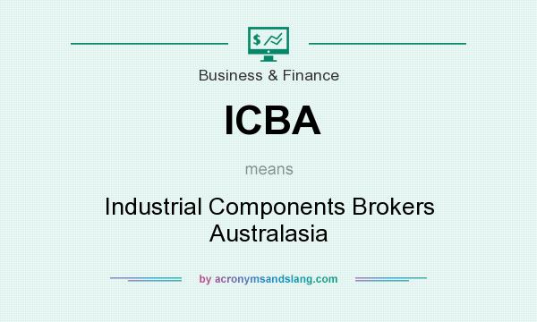 What does ICBA mean? It stands for Industrial Components Brokers Australasia