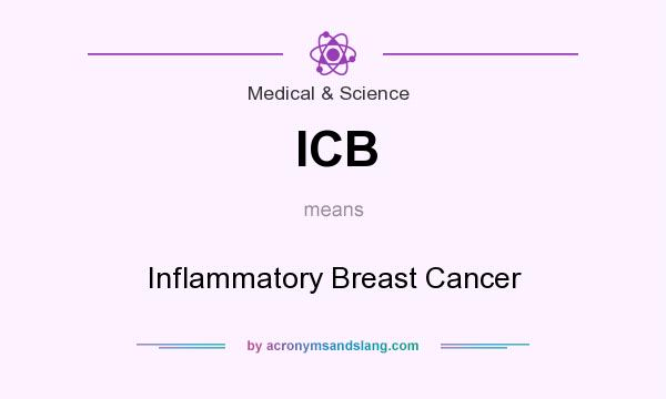 What does ICB mean? It stands for Inflammatory Breast Cancer