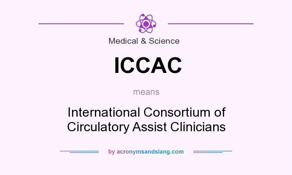 What does ICCAC mean? It stands for International Consortium of Circulatory Assist Clinicians