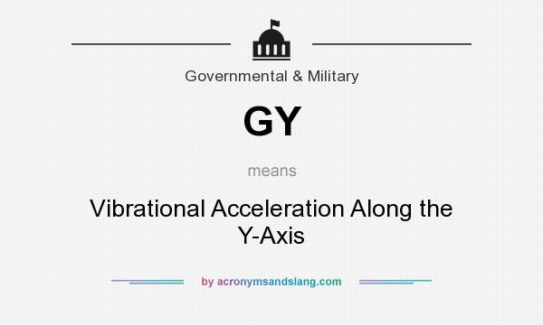 What does GY mean? It stands for Vibrational Acceleration Along the Y-Axis