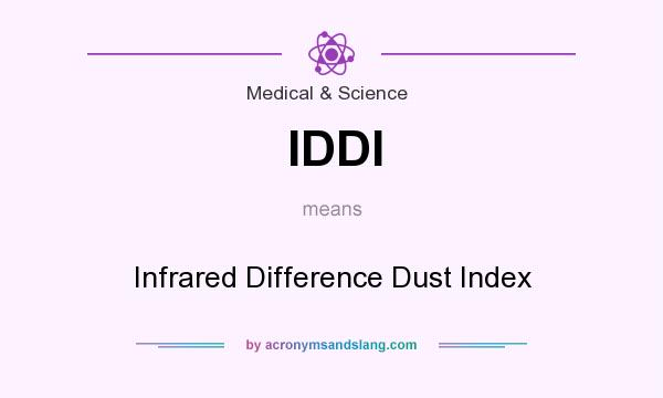 What does IDDI mean? It stands for Infrared Difference Dust Index
