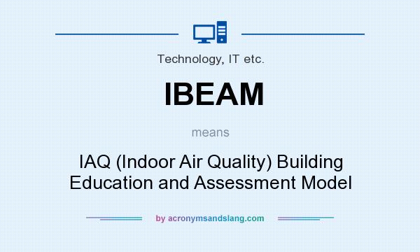 What does IBEAM mean? It stands for IAQ (Indoor Air Quality) Building Education and Assessment Model