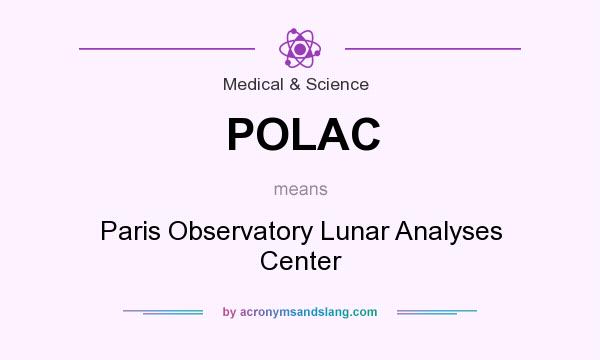 What does POLAC mean? It stands for Paris Observatory Lunar Analyses Center