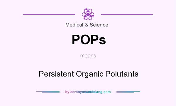 What does POPs mean? It stands for Persistent Organic Polutants