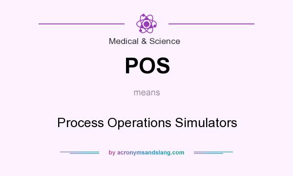 What does POS mean? It stands for Process Operations Simulators