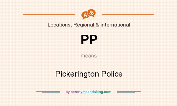 What does PP mean? It stands for Pickerington Police