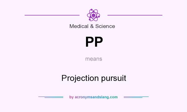 What does PP mean? It stands for Projection pursuit