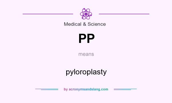 What does PP mean? It stands for pyloroplasty