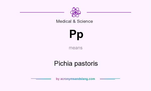 What does Pp mean? It stands for Pichia pastoris