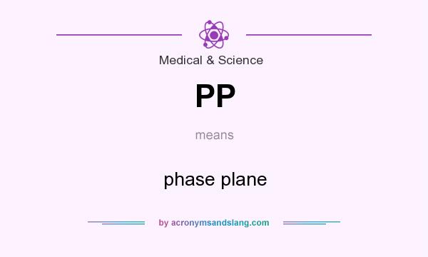 What does PP mean? It stands for phase plane