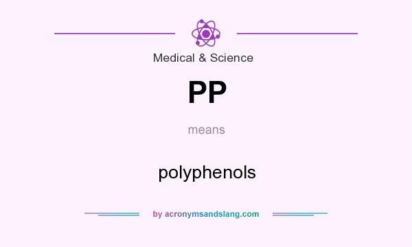 What does PP mean? It stands for polyphenols
